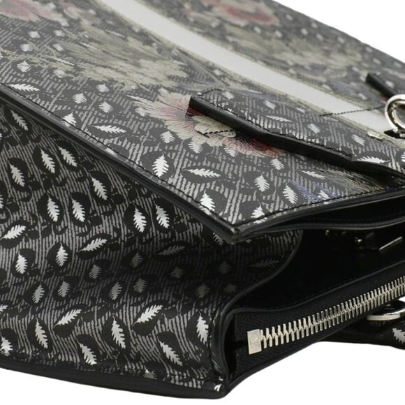 LOUIS VUITTON  City Steamer Floral Print Canvas Tote Bag Grey/Silver - Picture 6 of 13